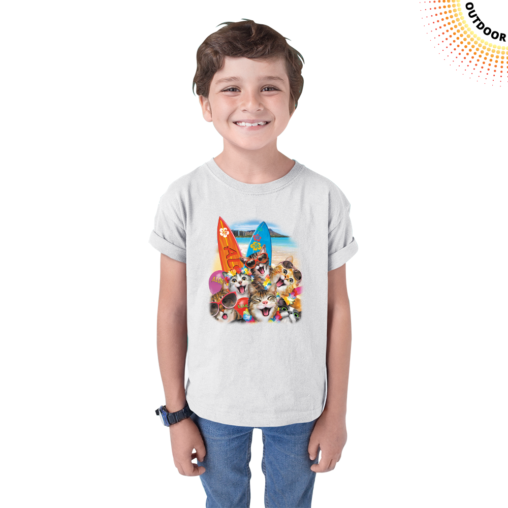 Kid's Waikiki Beach Solar Tee