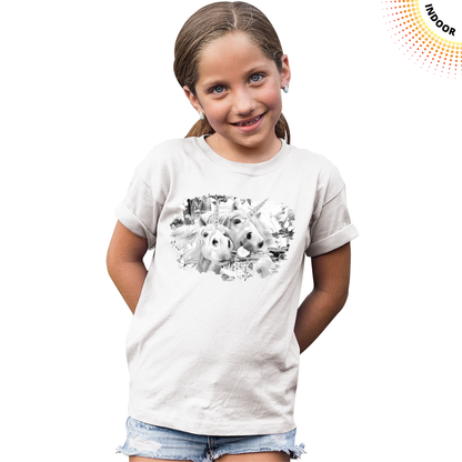 Kid's Selfie Unicorn Solar Tee