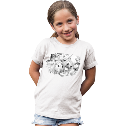 Kid's Selfie Unicorn Solar Tee