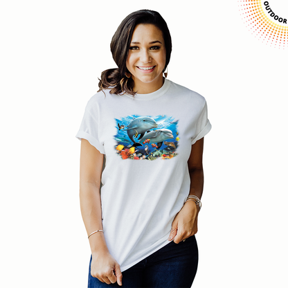 Adult Unisex Beneath The Waves Solar Tee