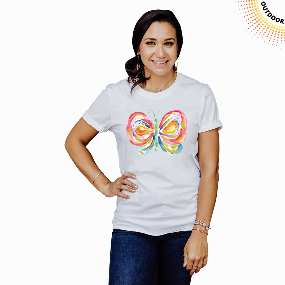 Adult Unisex Butterfly Beauty Solar Tee