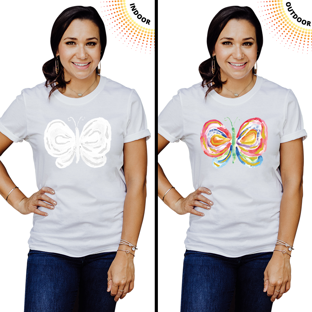 Adult Unisex Butterfly Beauty Solar Tee