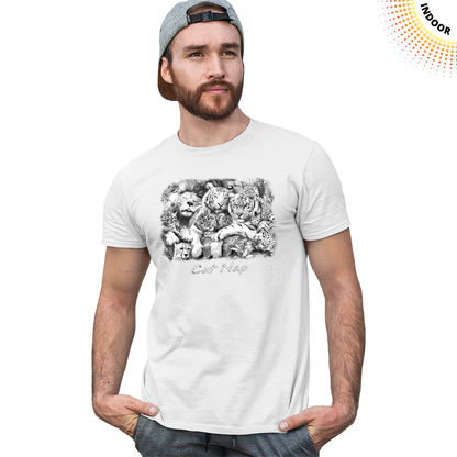 Adult Unisex Wild Cat Nap Solar Tee