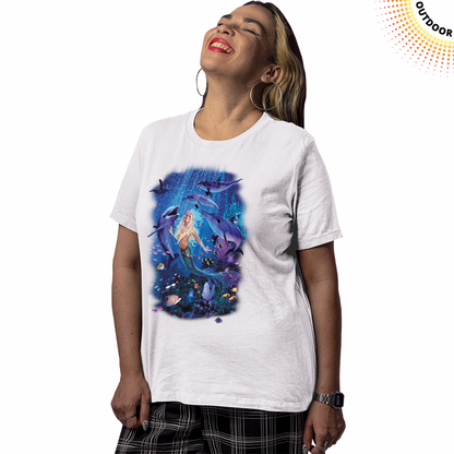 Adult Unisex Ocean Friends Solar Tee