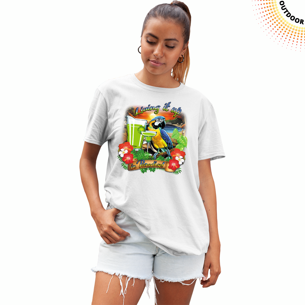 Adult Unisex Living It Up Solar Tee