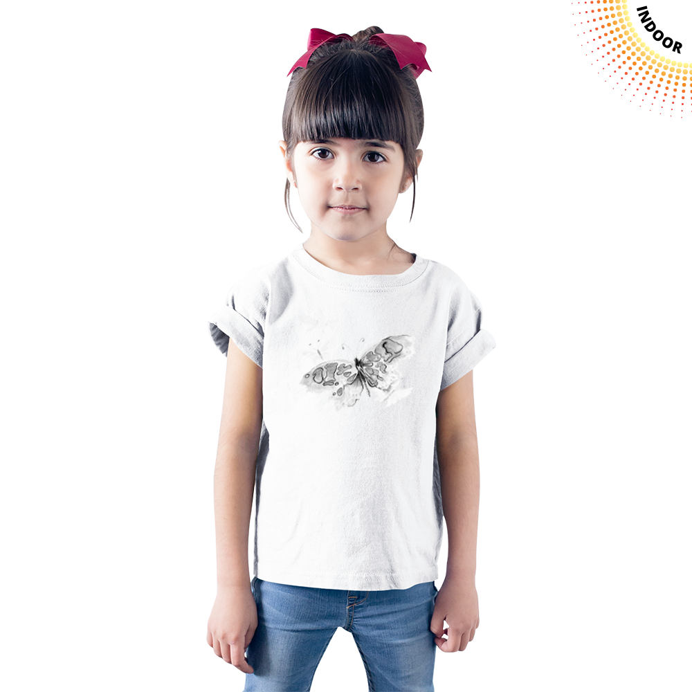 Kid's Watercolor Butterfly Solar Tee