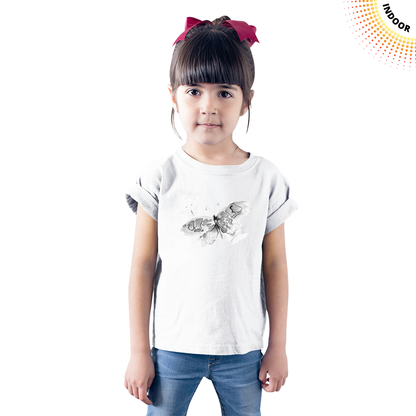 Kid's Watercolor Butterfly Solar Tee