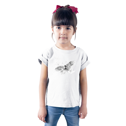 Kid's Watercolor Butterfly Solar Tee