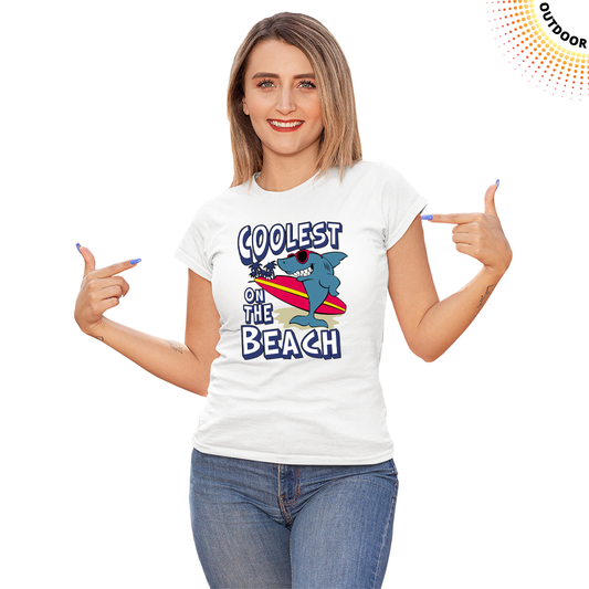 Women's Coolest Shark Solar Tee