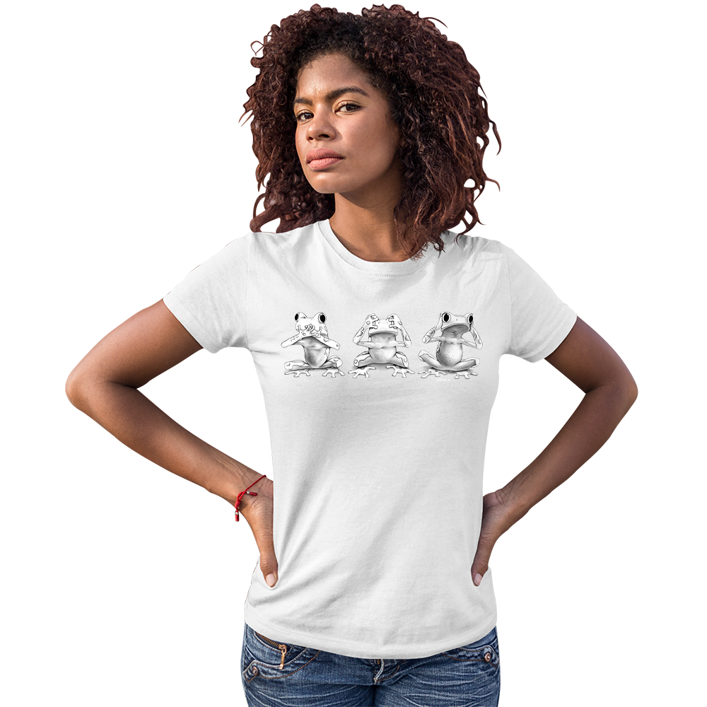 Women's No Evil Frogs Solar Tee