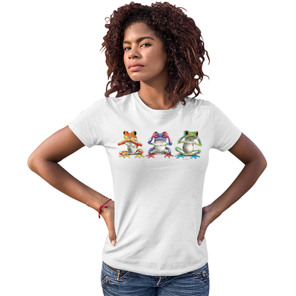 Women's No Evil Frogs Solar Tee