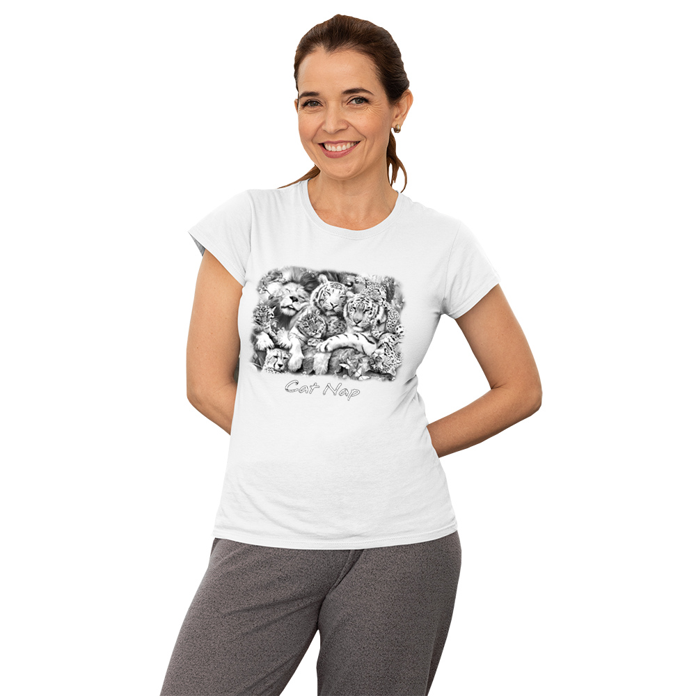 Women's Wild Cat Nap Solar Tee