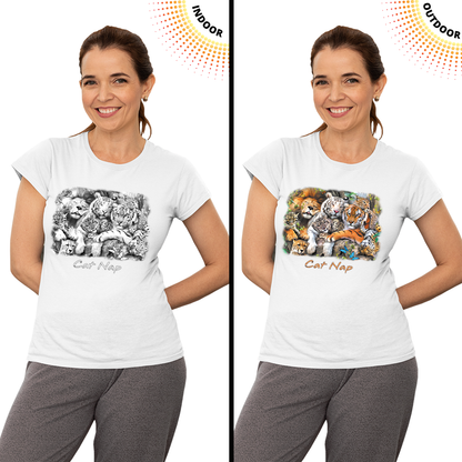 Women's Wild Cat Nap Solar Tee