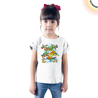 Kid's Turtle Party Solar Tee