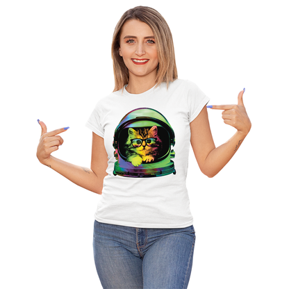 Women's Space Kitten Solar Tee