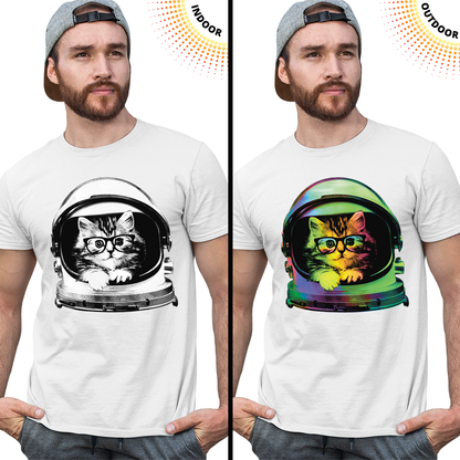 Adult Unisex Space Kitten Solar Tee