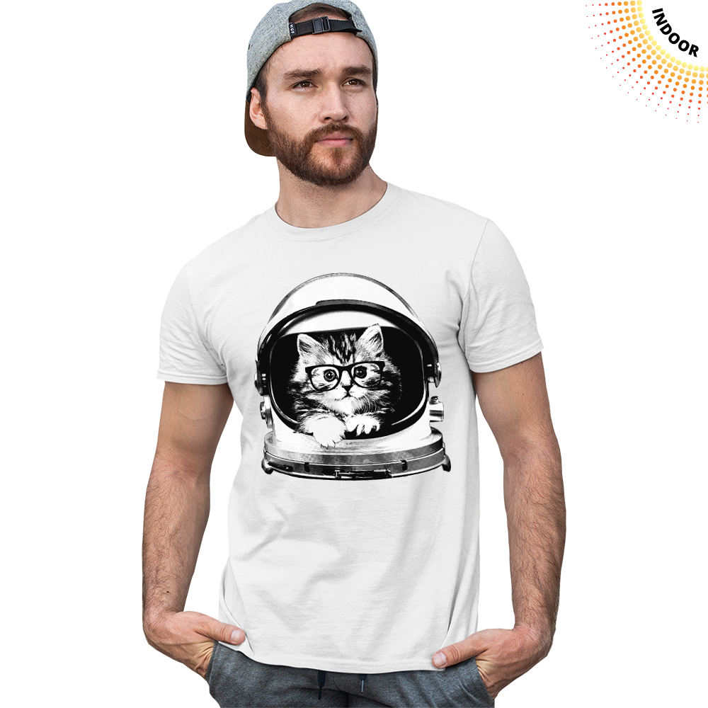 Adult Unisex Space Kitten Solar Tee