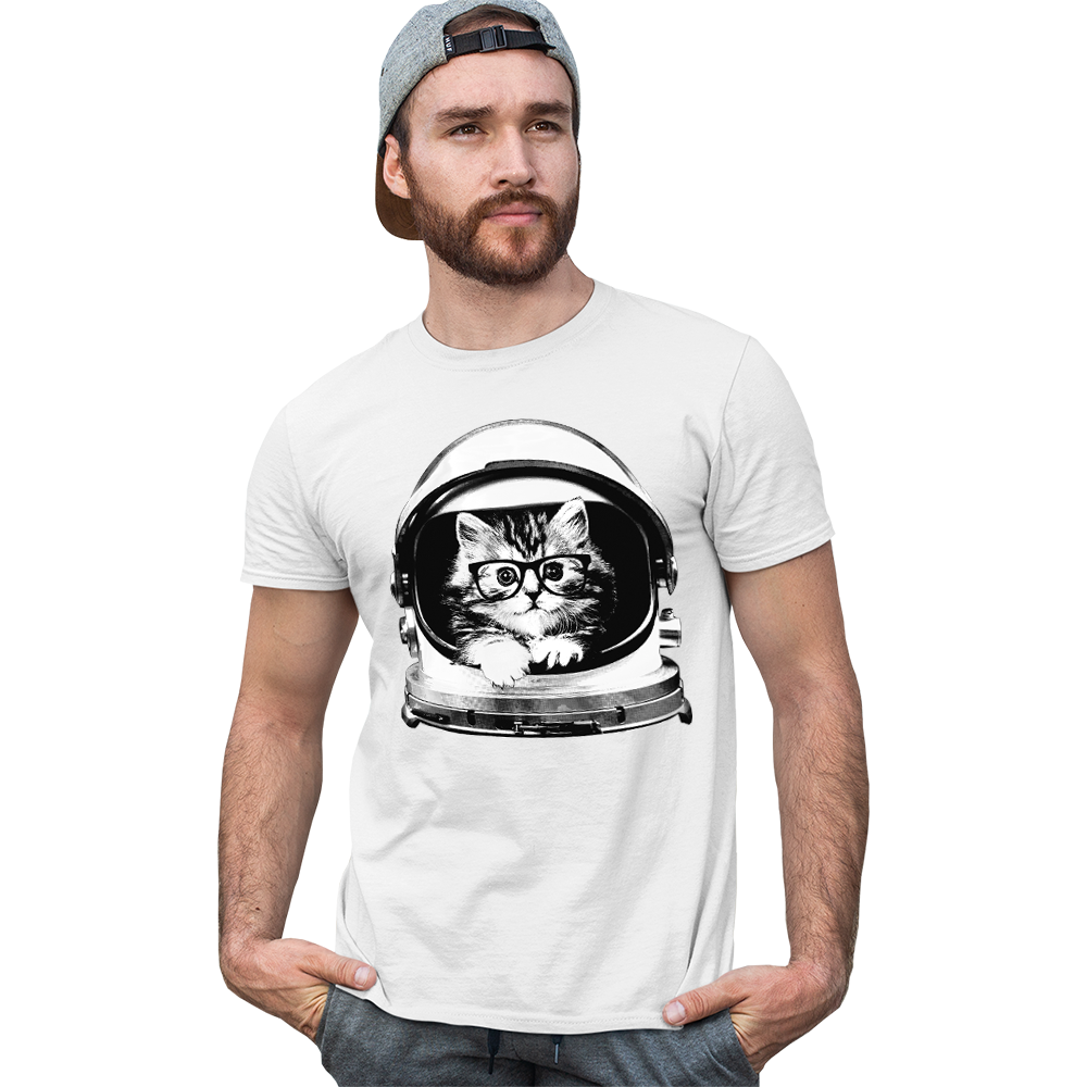 Adult Unisex Space Kitten Solar Tee