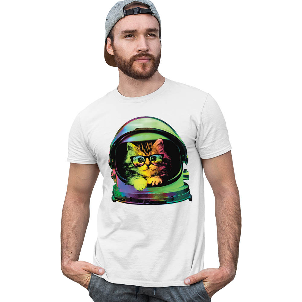 Adult Unisex Space Kitten Solar Tee