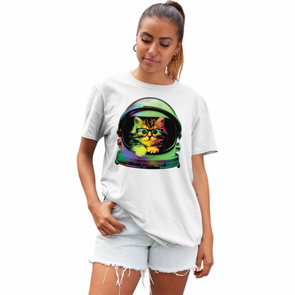 Adult Unisex Space Kitten Solar Tee