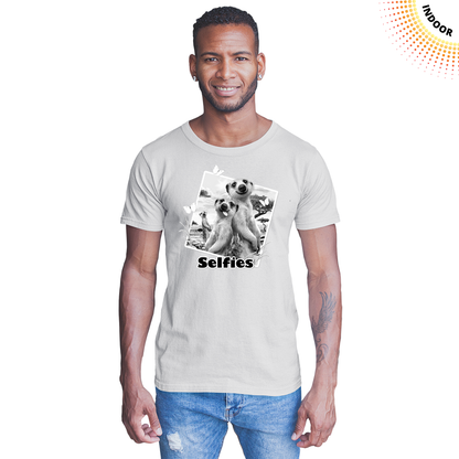 Adult Unisex Meerkats Selfie Solar Tee