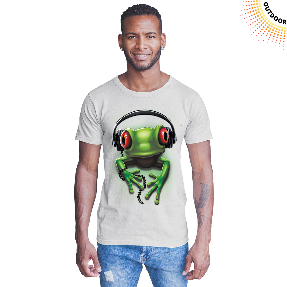 Adult Unisex Frog Rock Solar Tee