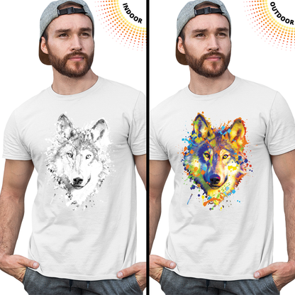 Adult Unisex Neon Wolf Solar Tee