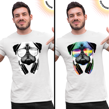 Adult Unisex Dj Pug Solar Tee