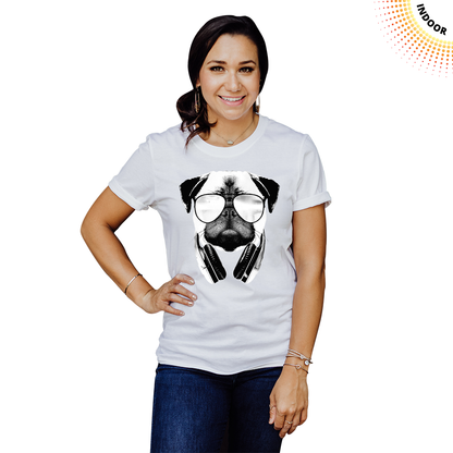 Adult Unisex Dj Pug Solar Tee