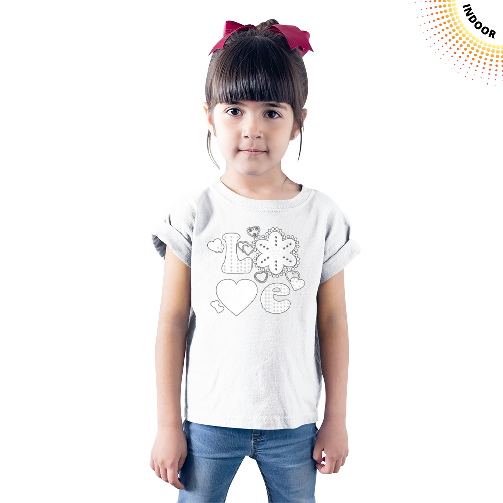 Kid's Flower Love Solar Tee