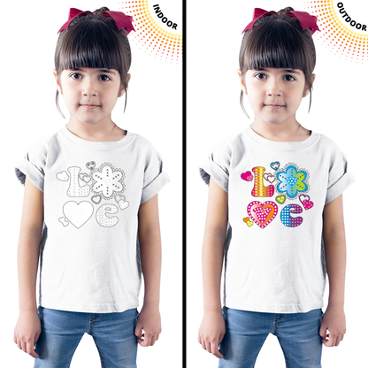 Kid's Flower Love Solar Tee