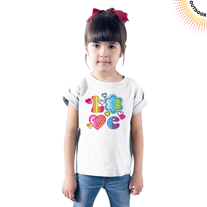 Kid's Flower Love Solar Tee