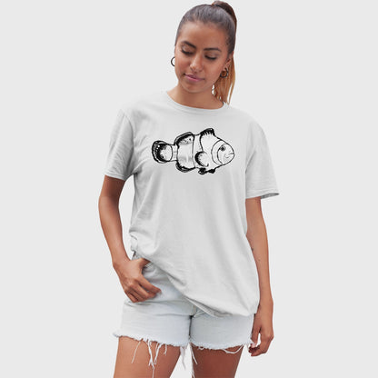 Adult Unisex Neon Clownfish Solar Tee